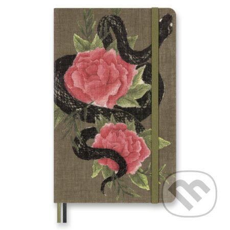 Moleskine - zápisník Snake Roses