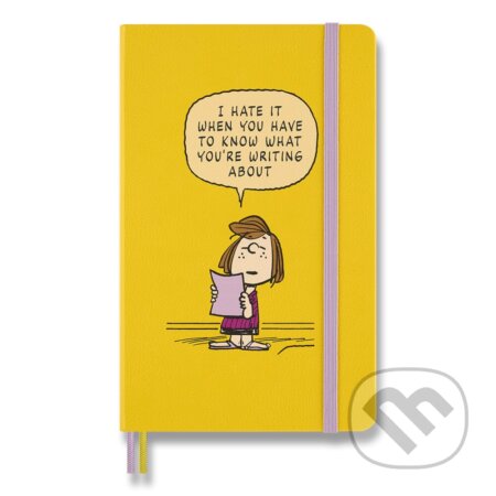 Moleskine - zápisník Peanuts (žltý)