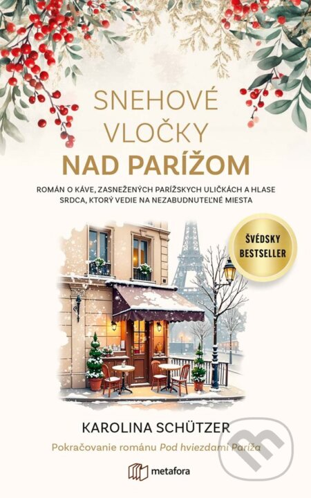 Snehové vločky nad Parížom