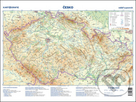 Česko Příruční mapa 1:1 120 000