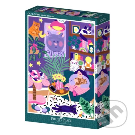 Puzzle Milovník mačiek