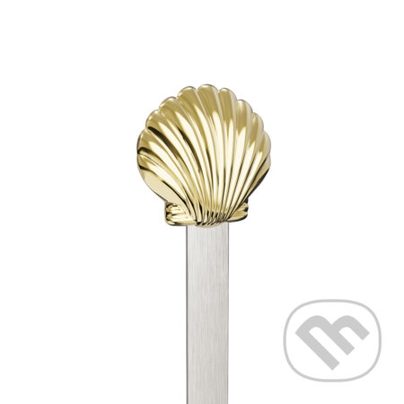 3D kovová zberateľská záložka – miniatúra – Mušla