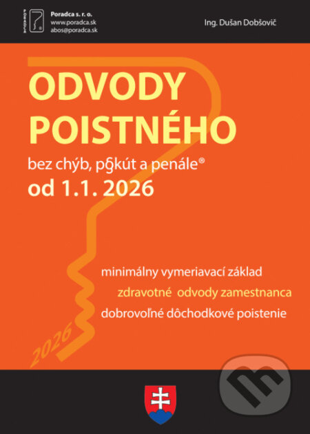 Odvody poistného od 1. 1. 2026