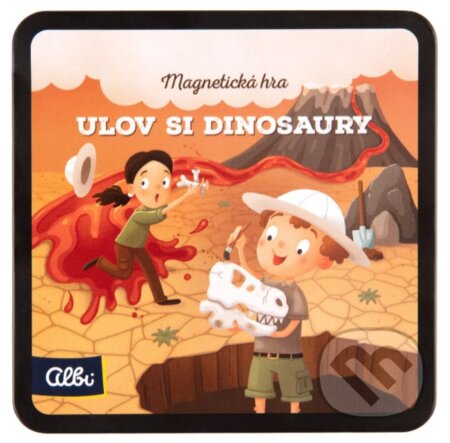 Magnetická hra: Ulov si dinosaury