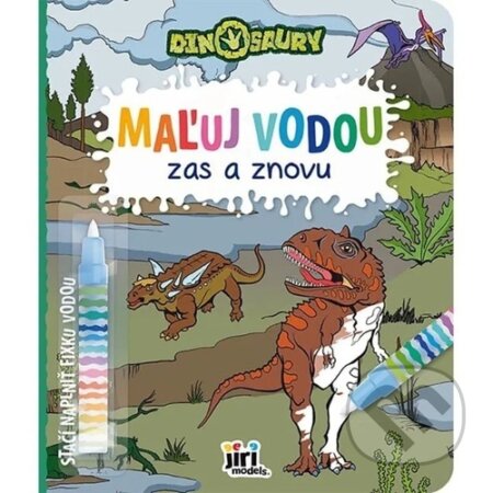 Maľuj vodou zas a znovu: Dinosaury