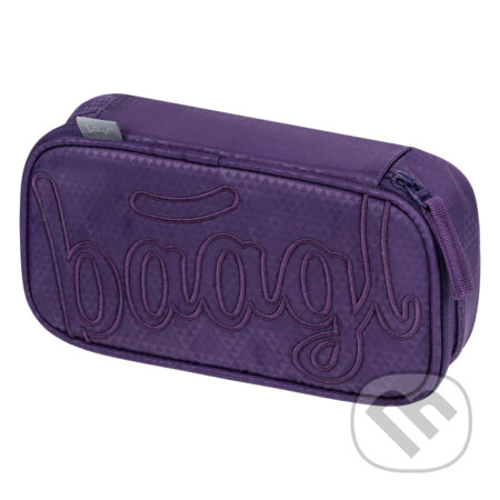 Školský peračník etui Baagl Plum