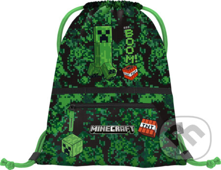 Vrecko s priehradkou na zips Baagl Minecraft Boom