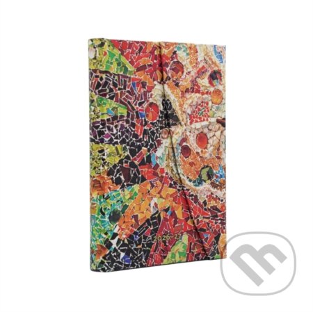 Paperblanks - 18-mesačný týždenný diár Gaudi’s Sun 2026/2027 (horizontálny)