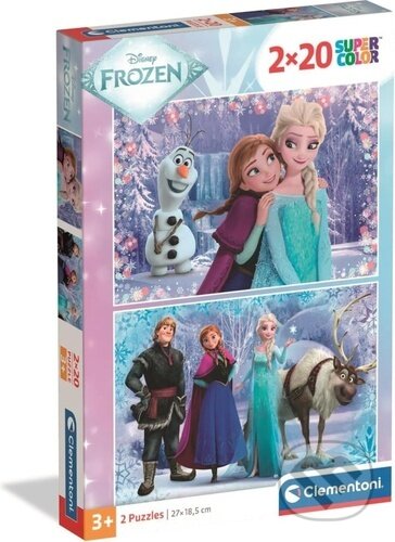 Puzzle Ledové Království (Frozen) 2x20 dílků