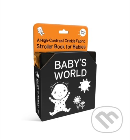 Baby's World: A High-Contrast Crinkle Fabric Stroller Book for Babies
