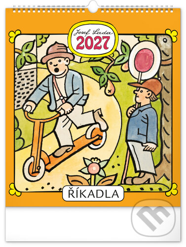 NOTIQUE Nástěnný kalendář Josef Lada - Říkadla 2027