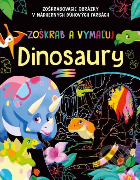 Zoškrab a vymaľuj - Dinosaury