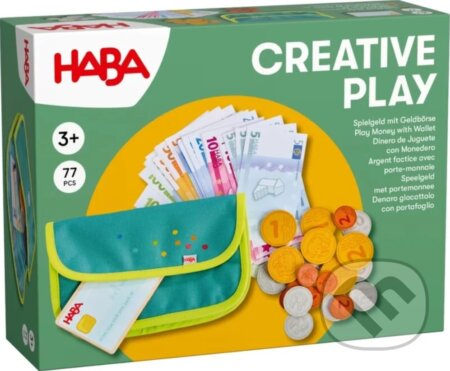 Haba Creative Play Peňaženka s peniazmi
