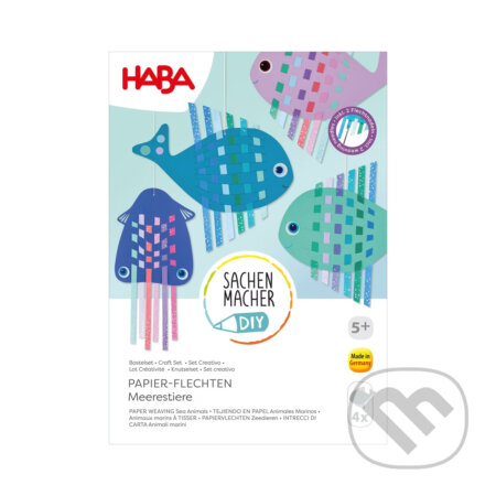 Haba Kreatívna sada Prepletanie papiera Morské zvieratká