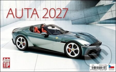 Auta 2027 - stolní kalendář