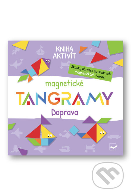 Kniha aktivít magnetické TANGRAMY: Doprava