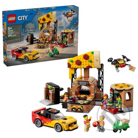 LEGO® City 60496 Donáška pizze s vozidlami