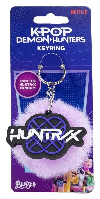K-pop Demon Hunters pom pom kľúčenka (Huntrix) DPL6