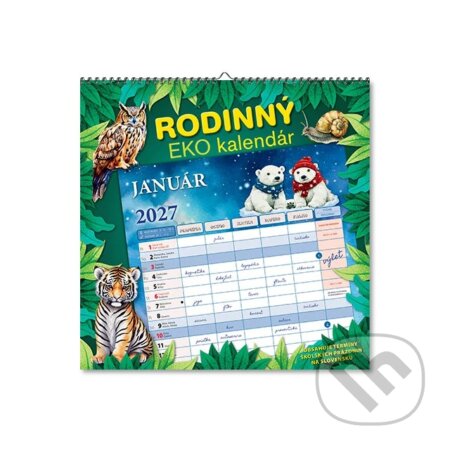 Nástenný Rodinný EKO kalendár 2027