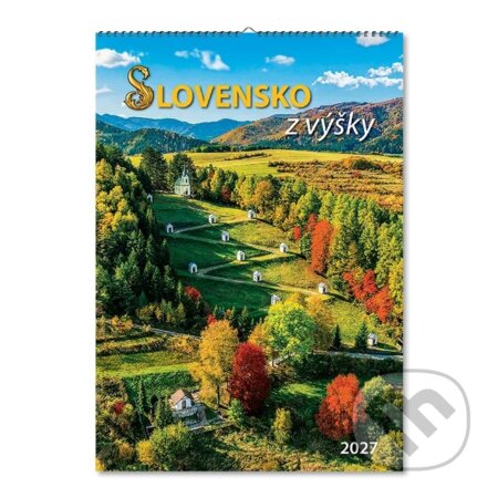 Nástenný kalendár Slovensko z výšky 2027