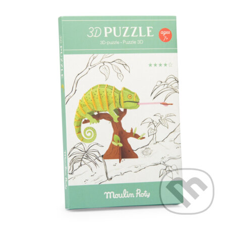 Puzzle 3D - Chameleon