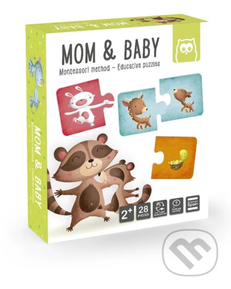 Montessori puzzle MAMA A BÁBÄTKO