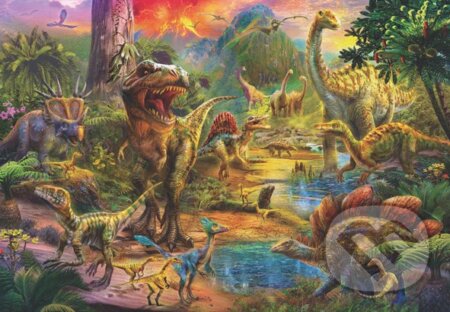 Landscape of dinosaurs - 