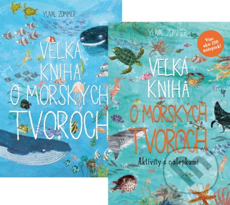 Veľká kniha o morských tvoroch (kniha + aktivity s nálepkami) - Yuval Zommer