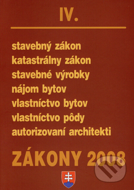 Zákony 2008 IV - 