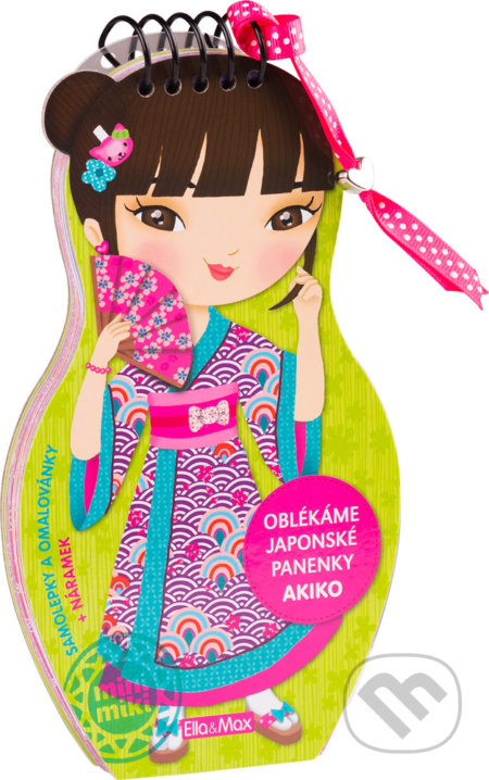Oblékáme japonské panenky - Akiko - Julie Camel