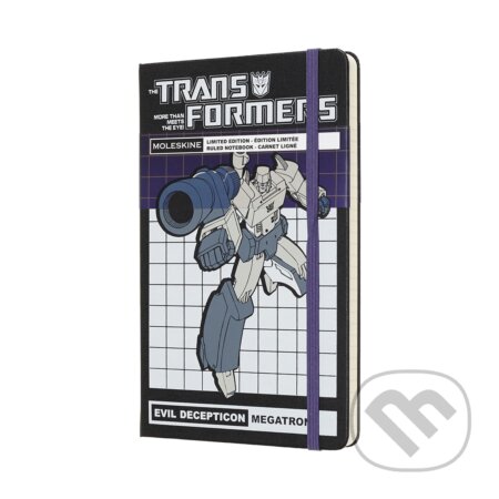 Moleskine - zápisník Transformers Megatron (limitovaná edícia, stredný, linajkovaný)
