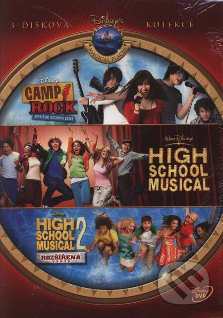 Kolekcia High School Musical 1,2 + Camp Rock - 