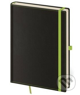 Zápisník Black Green L tečkovaný