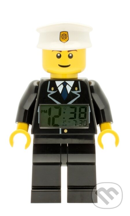LEGO City Policeman - hodiny s budíkem - 