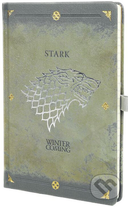 Poznánkový A5 blok Game of Thrones: Stark Worn - 
