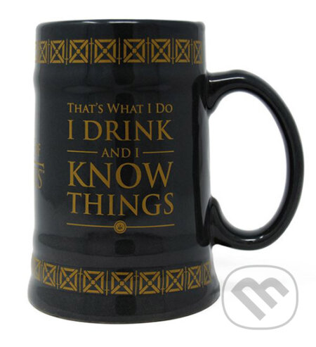 Keramický korbel Game of Thrones: Drink &amp; Know Things - 