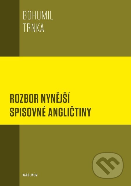 Rozbor nynější spisovné angličtiny