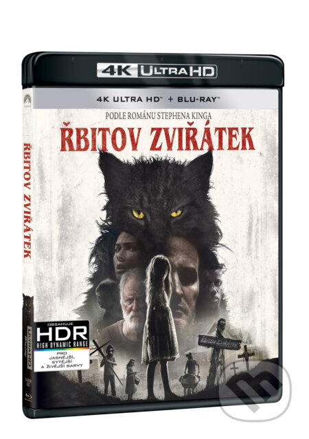 Řbitov zviřátek Ultra HD Blu-ray (HD Blu-ray + BD) - film z kategorie Horory
