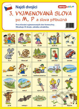 Najdi dvojici 3 Vyjmenovaná slova po M, P