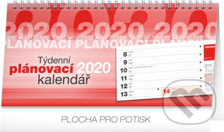 Stolní Týdenní plánovací kalendář 2020 - 