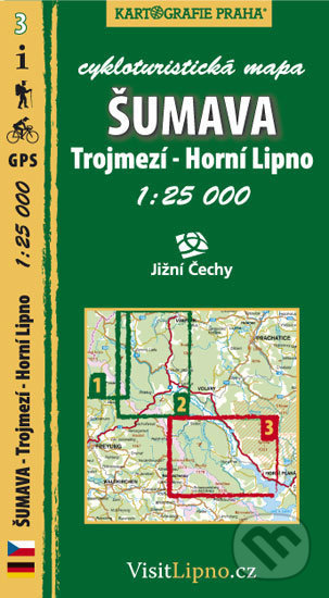 Šumava - Trojmezí, Horní Lipno 1:25 000 - MCU