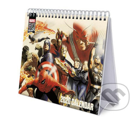 Oficiální stolní kalendář Marvel 2020: Marvel Comics - 