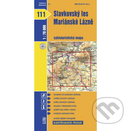1: 70T(111)-Slavkovský les,Mariánské Lázně (cyklomapa)