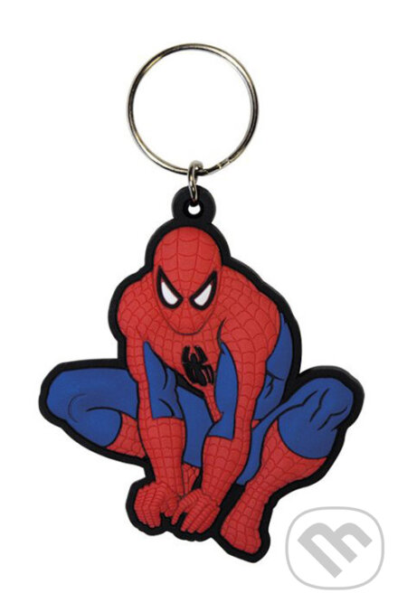 Pryžový prívesok na kľúče Marvel: Spiderman Crouch - 