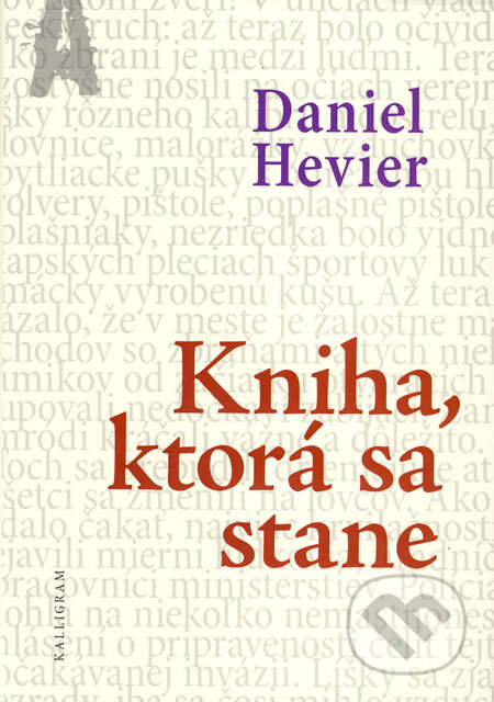 Kniha, ktorá sa stane - Daniel Hevier