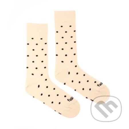 Ponožky Bodkáčik maslo L (Unisex veľkosť L (veľkosť 43-46))
