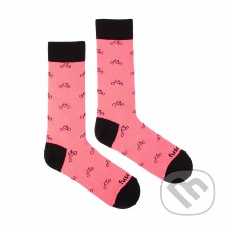 Ponožky Cyklista koral M (Unisex veľkosť M (veľkosť 39-42))