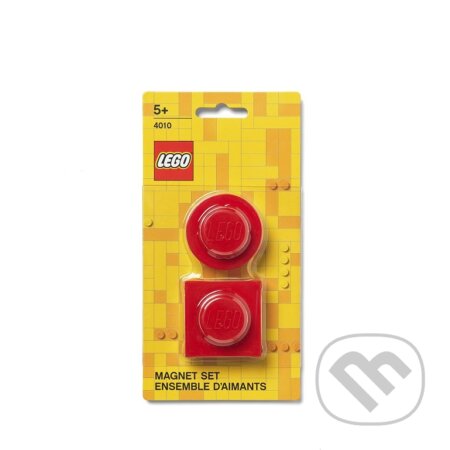 LEGO magnetky, set 2 ks - Red - 