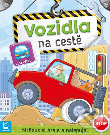 Vozidla na cestě - Mrňous si hraje a nalepuje