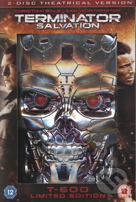 Terminator Salvation 2 DVD - metalická lebka - McG